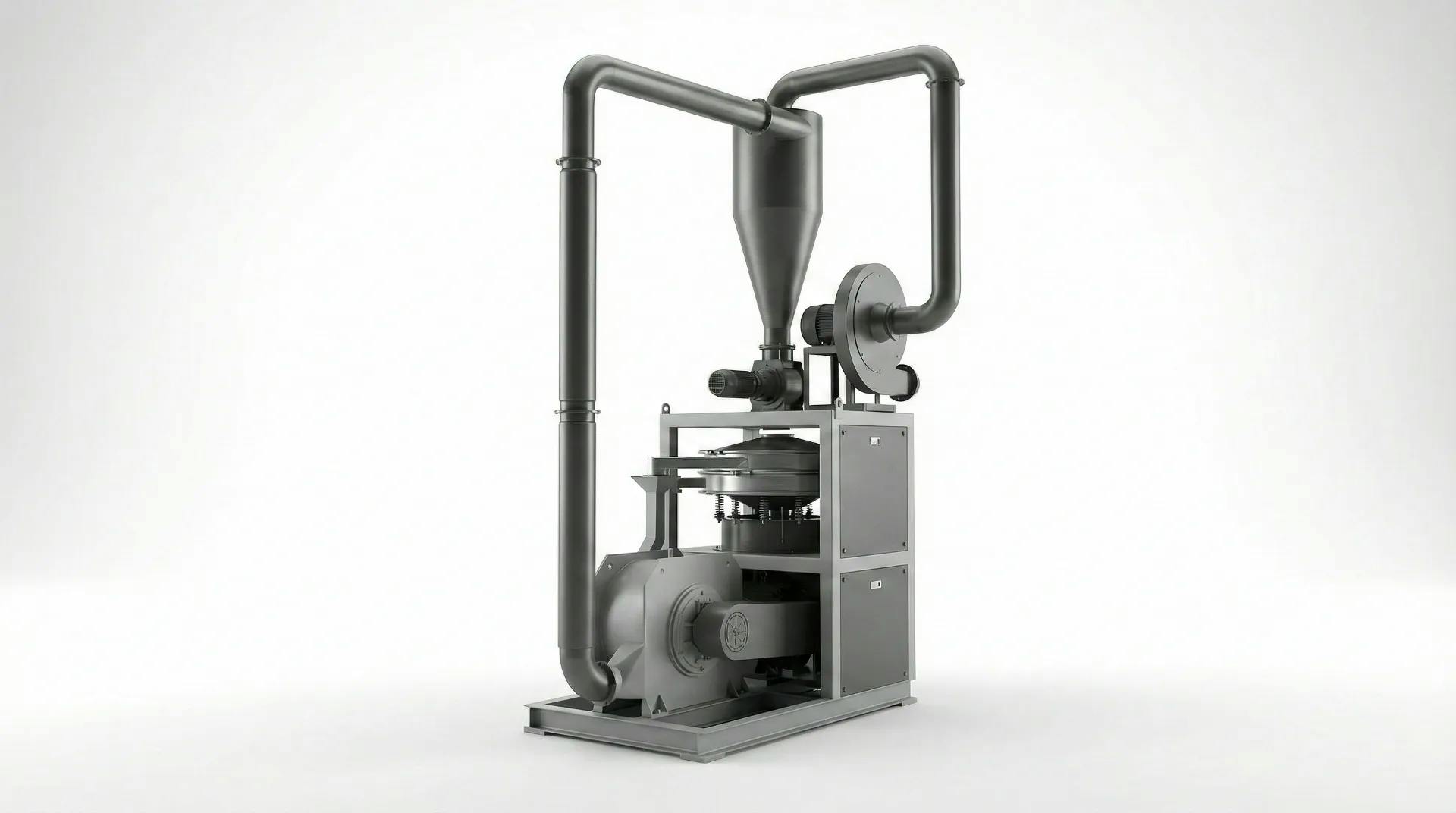 نظام سحق حبيبات البولي فينيل كلوريد (PVC) الأوتوماتيكي بالكامل